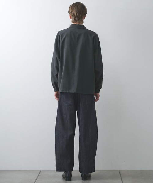 STILL BY HAND（スティルバイハンド）の「【STILL BY HAND】Deep tuck wide denim pants（デニムパンツ・メンズ・ネイビー・44/46）」の14枚目の写真