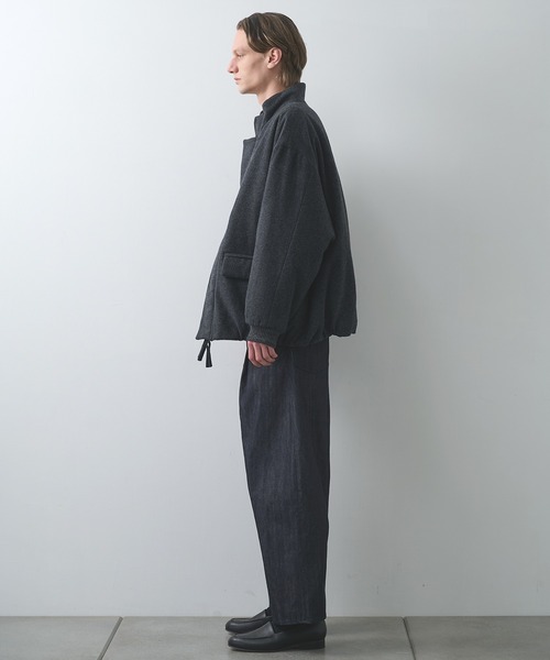 STILL BY HAND（スティルバイハンド）の「【STILL BY HAND】Deep tuck wide denim pants（デニムパンツ・メンズ・ネイビー・44/46）」の9枚目の写真