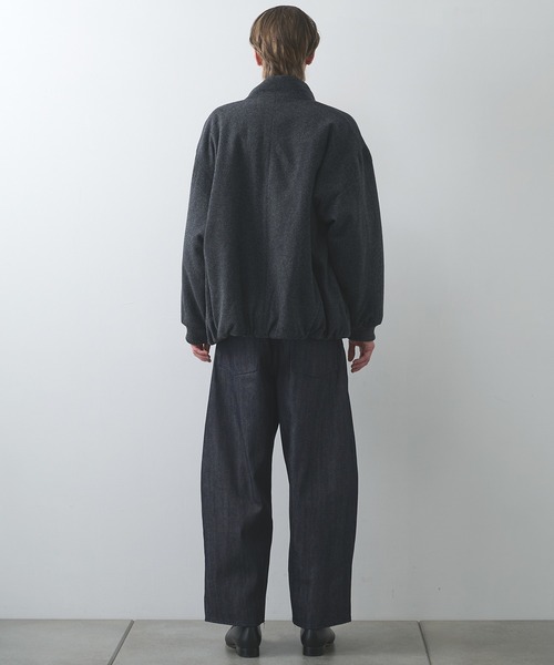 STILL BY HAND（スティルバイハンド）の「【STILL BY HAND】Deep tuck wide denim pants（デニムパンツ・メンズ・ネイビー・44/46）」の8枚目の写真