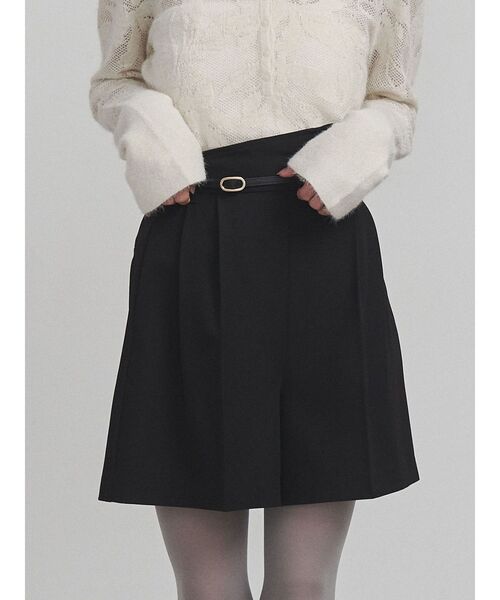 LAGUNAMOON(ラグナムーン)の「バイカラーベルトセットショートパンツ(その他パンツ・レディース・ブラック/モカ・SMALL/MEDIUM)」の13枚目の写真