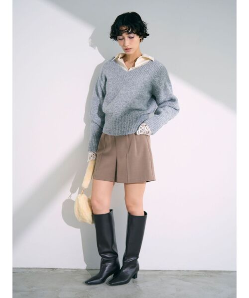 LAGUNAMOON(ラグナムーン)の「バイカラーベルトセットショートパンツ(その他パンツ・レディース・ブラック/モカ・SMALL/MEDIUM)」の14枚目の写真