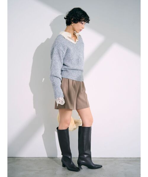 LAGUNAMOON(ラグナムーン)の「バイカラーベルトセットショートパンツ(その他パンツ・レディース・ブラック/モカ・SMALL/MEDIUM)」の11枚目の写真