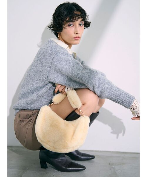 LAGUNAMOON(ラグナムーン)の「バイカラーベルトセットショートパンツ(その他パンツ・レディース・ブラック/モカ・SMALL/MEDIUM)」の16枚目の写真