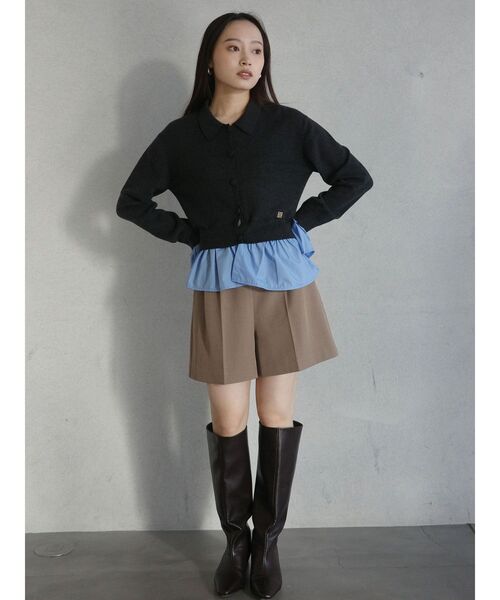 LAGUNAMOON(ラグナムーン)の「バイカラーベルトセットショートパンツ(その他パンツ・レディース・ブラック/モカ・SMALL/MEDIUM)」の22枚目の写真