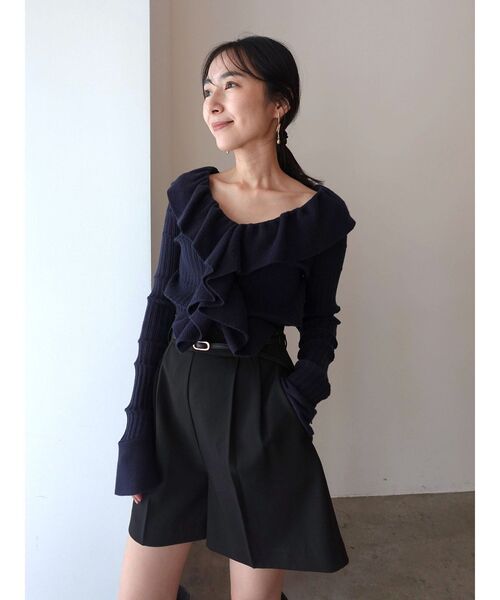 LAGUNAMOON(ラグナムーン)の「バイカラーベルトセットショートパンツ(その他パンツ・レディース・ブラック/モカ・SMALL/MEDIUM)」の17枚目の写真