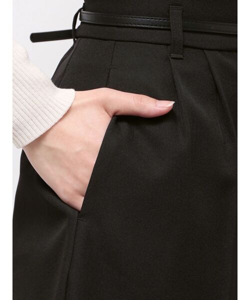 LAGUNAMOON(ラグナムーン)の「バイカラーベルトセットショートパンツ(その他パンツ・レディース・ブラック/モカ・SMALL/MEDIUM)」の5枚目の写真