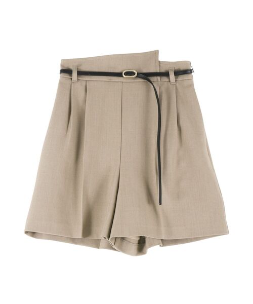 LAGUNAMOON(ラグナムーン)の「バイカラーベルトセットショートパンツ(その他パンツ・レディース・ブラック/モカ・SMALL/MEDIUM)」の3枚目の写真