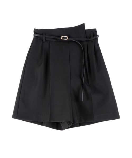 LAGUNAMOON(ラグナムーン)の「バイカラーベルトセットショートパンツ(その他パンツ・レディース・ブラック/モカ・SMALL/MEDIUM)」の4枚目の写真