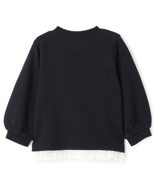 petit main（プティマイン）の「アニマルモチーフアップリケトレーナー（スウェット・キッズ・ブラック/レッド/アイボリー/ラベンダー・100cm/80ｃｍ/90cm/120cm/110cm/130cm）」の11枚目の写真