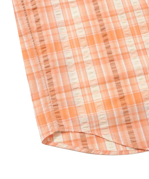 COVERNAT(カバーナット)の「マルチチェックハーフシャツサーモン(シャツ/ブラウス・レディース・その他・MEDIUM/LARGE/X-LARGE/SMALL)」の6枚目の写真