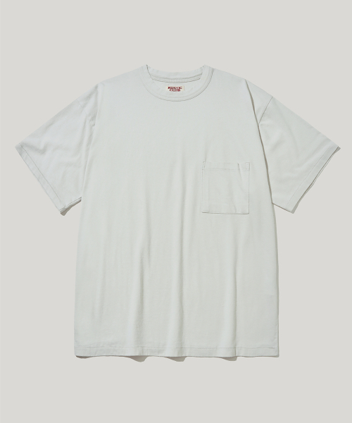 RUSTICCLUB(ラスティッククラブ)の「VINTAGE INSPIRED POCKET T-SHIRT_LIGHT GREY(Tシャツ/カットソー・レディース・その他・SMALL/MEDIUM/LARGE)」の1枚目の写真