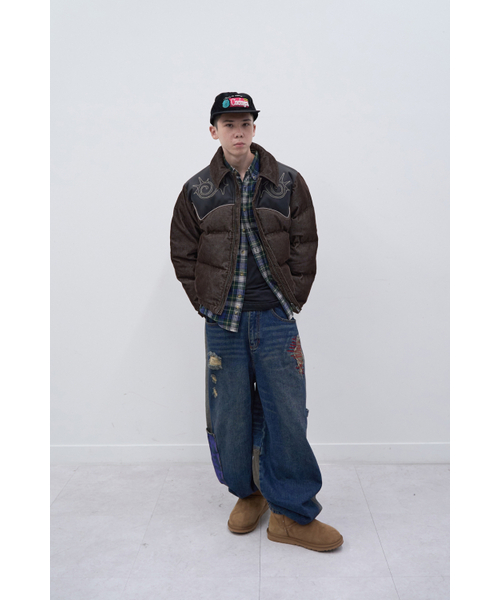 MAINBOOTH(メインブース)の「Woody Duck Down Jacket(BROWN)(ダウンジャケット/コート・レディース・その他・2/3)」の10枚目の写真