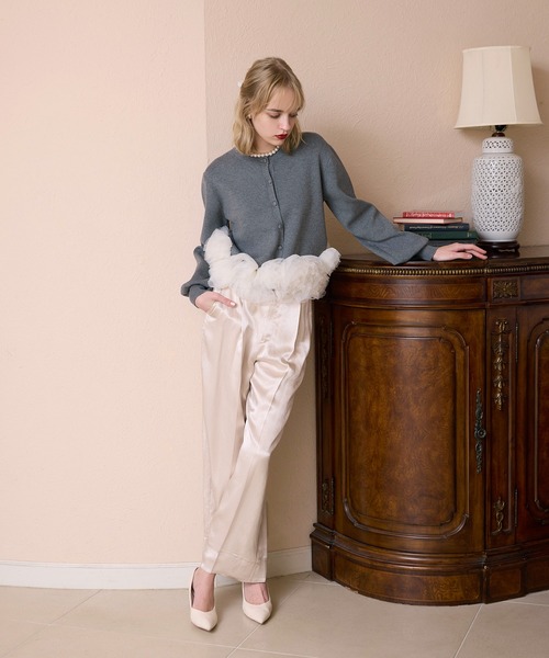 チュールぺプラムニット（ニット/セーター）｜EIMY ISTOIRE（エイミー