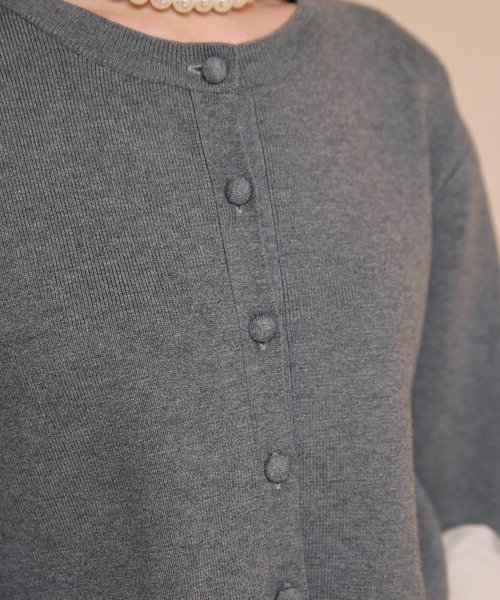 EIMY ISTOIRE チュールぺプラムニット チュールぺプラムニット