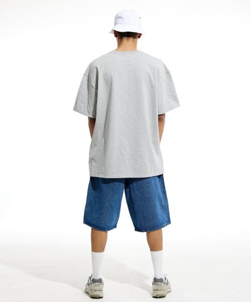 CREAM SODA LAB（クリームソーダラボ）の「バスケットボールオーバーサイズヘビーウェイトポケット半袖Tシャツグレー黒（Tシャツ/カットソー・メンズ・その他・LARGE/X-LARGE/MEDIUM）」の5枚目の写真
