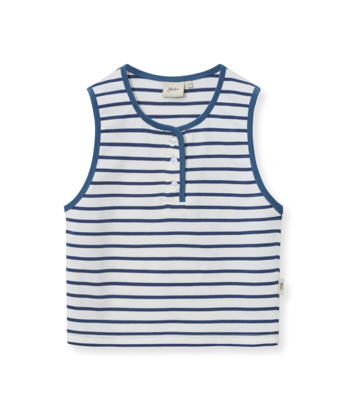 YALE(イェール)の「ウィメンズストライプタンクトップ_ネイビー(Tシャツ/カットソー・レディース・その他・SMALL/MEDIUM)」の2枚目の写真