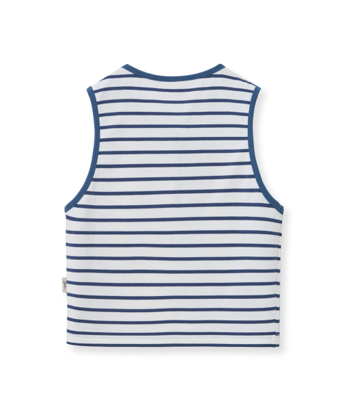 YALE(イェール)の「ウィメンズストライプタンクトップ_ネイビー(Tシャツ/カットソー・レディース・その他・SMALL/MEDIUM)」の3枚目の写真