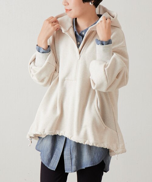 TANIGUCHI企画》フロントZIPパーカー（パーカー）｜BEARDSLEY