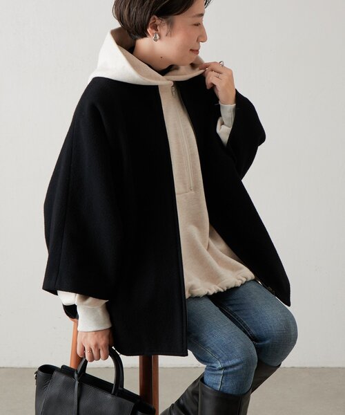 BEARDSLEY（ビアズリー）の「《TANIGUCHI企画》フロントZIPパーカー（パーカー・レディース・アイボリー/ネイビー・FREE）」の17枚目の写真