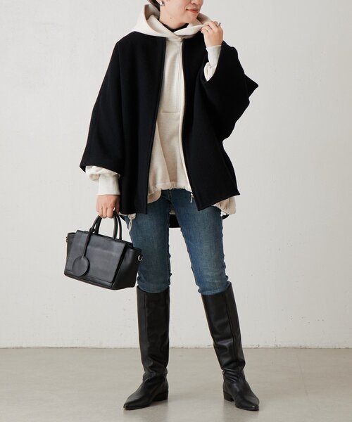 BEARDSLEY（ビアズリー）の「《TANIGUCHI企画》フロントZIPパーカー（パーカー・レディース・アイボリー/ネイビー・FREE）」の18枚目の写真