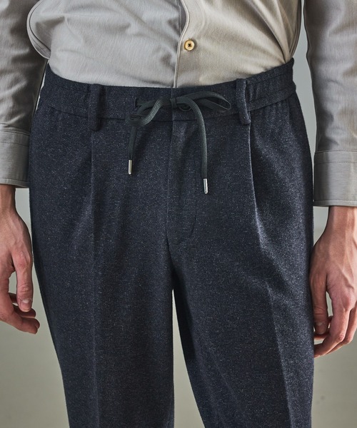 ABAHOUSE（アバハウス）の「【セットアップ対応】WOOL×COTTON ムリネ ジャージ ー イージースラックス / 2WAYストレッチ（その他パンツ・メンズ・グレー/ブラウン/ネイビー・44/46/48/50）」の6枚目の写真