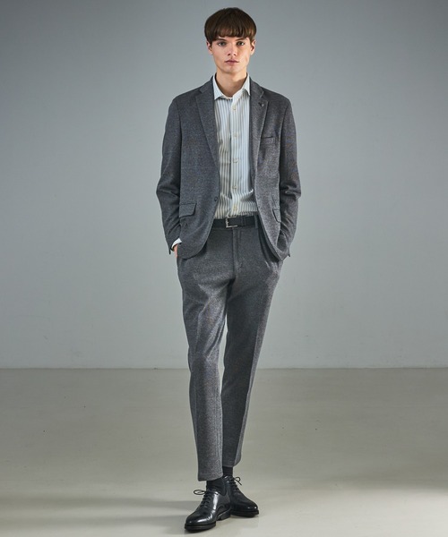 ABAHOUSE（アバハウス）の「【セットアップ対応】WOOL×COTTON ムリネ ジャージ ー イージースラックス / 2WAYストレッチ（その他パンツ・メンズ・グレー/ブラウン/ネイビー・44/46/48/50）」の20枚目の写真