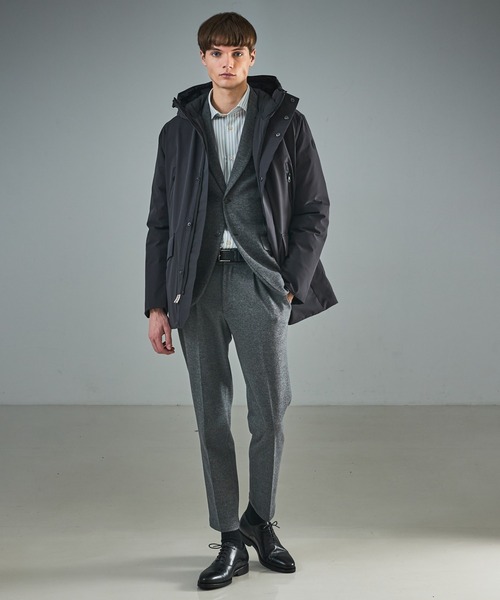 ABAHOUSE（アバハウス）の「【セットアップ対応】WOOL×COTTON ムリネ ジャージ ー イージースラックス / 2WAYストレッチ（その他パンツ・メンズ・グレー/ブラウン/ネイビー・44/46/48/50）」の21枚目の写真