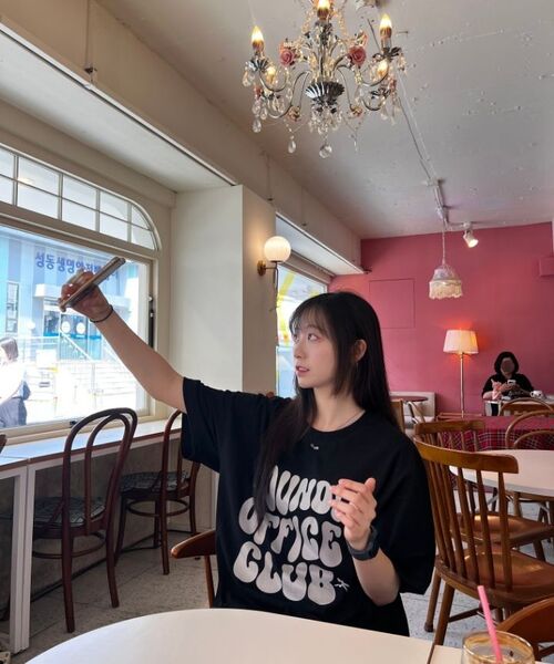 bounDary（バウンダリー）の「ソフトコットンオーバーフィットオフィスクラブ半袖[ブラック]（Tシャツ/カットソー・メンズ・その他・MEDIUM/LARGE/X-LARGE）」の6枚目の写真
