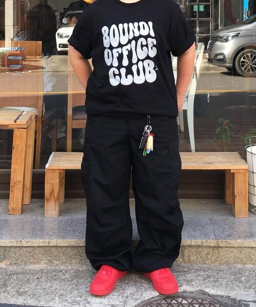 bounDary（バウンダリー）の「ソフトコットンオーバーフィットオフィスクラブ半袖[ブラック]（Tシャツ/カットソー・メンズ・その他・MEDIUM/LARGE/X-LARGE）」の10枚目の写真