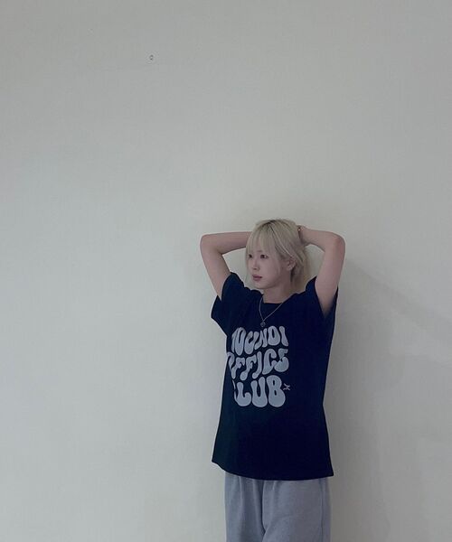 bounDary（バウンダリー）の「ソフトコットンオーバーフィットオフィスクラブ半袖[ブラック]（Tシャツ/カットソー・メンズ・その他・MEDIUM/LARGE/X-LARGE）」の11枚目の写真