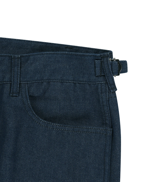 ENDOOR（エンドア）の「flare washed denim pants (indigo blue)（デニムパンツ・メンズ・インディゴブルー・1/2/3）」の5枚目の写真