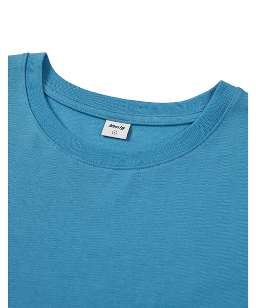 MMLG（エムエムエルジー）の「[Mmlg] WE LOGO POCKET HF-T (TURQUOISE BLUE)（Tシャツ/カットソー・レディース・その他・MEDIUM/LARGE/X-LARGE/X-SMALL/SMALL）」の3枚目の写真