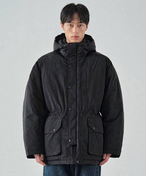 COSTUME O’CLOCK(コスチュームオクロック)の「フードパーカー ブラック COOSJP049BLACK(ダウンジャケット/コート・メンズ・その他・MEDIUM/LARGE)」の1枚目の写真