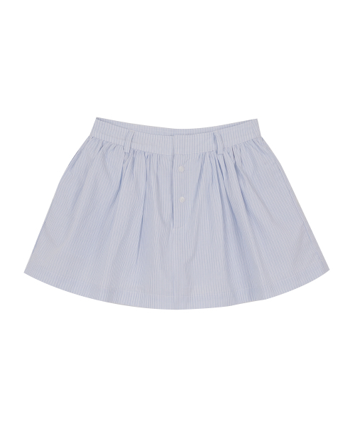 HARDCORE HAPPINESS(ハードコアハピネス)の「ストライプボタンミニスカート_ブルー(スカート・レディース・その他・SMALL/MEDIUM)」の2枚目の写真