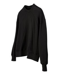 DGNAK（ディグナク）の「インバーテッドプリーツスウェット (ブラック)_ PD3TS1717（スウェット）」