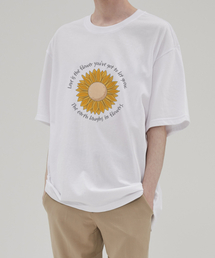SUMFLOWER オーバーサイズ 半袖Tシャツ (VS0059) ホワイト