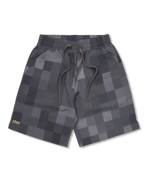 STIGMA(スティグマ)の「Square Camouflage Short Pants Gray(その他パンツ・メンズ・その他・LARGE/MEDIUM/X-LARGE)」の1枚目の写真
