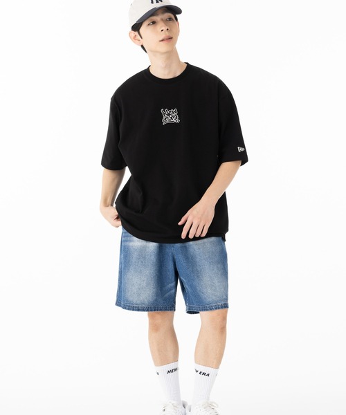 NEW ERA（ニューエラ）の「ニューエラ 半袖Tシャツ オーバーサイズ（Tシャツ/カットソー・メンズ・ブラック/ホワイト・XXL/XL/L/M/S）」の22枚目の写真