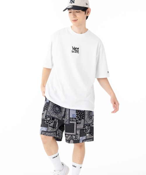 NEW ERA（ニューエラ）の「ニューエラ 半袖Tシャツ オーバーサイズ（Tシャツ/カットソー・メンズ・ブラック/ホワイト・XXL/XL/L/M/S）」の8枚目の写真