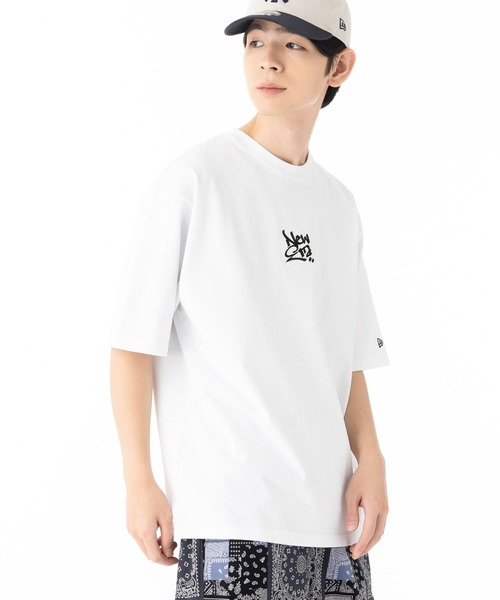 NEW ERA（ニューエラ）の「ニューエラ 半袖Tシャツ オーバーサイズ（Tシャツ/カットソー・メンズ・ブラック/ホワイト・XXL/XL/L/M/S）」の4枚目の写真