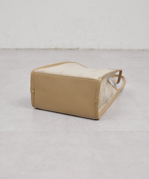 GALLARDAGALANTE（ガリャルダガランテ）の「【2.718】トリミングトート S（トートバッグ・レディース・ブラック/ベージュ・FREE）」の16枚目の写真