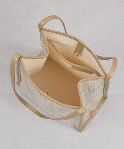 GALLARDAGALANTE（ガリャルダガランテ）の「【2.718】トリミングトート S（トートバッグ・レディース・ブラック/ベージュ・FREE）」の17枚目の写真