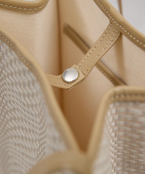 GALLARDAGALANTE（ガリャルダガランテ）の「【2.718】トリミングトート S（トートバッグ・レディース・ブラック/ベージュ・FREE）」の20枚目の写真