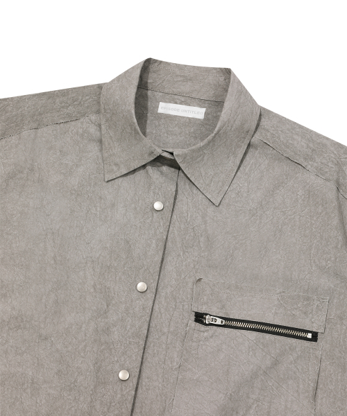 EPISODE UNTITLED(エピソードアンタイトルド)の「METAL CUT-OFF POINT DYEING HALF SLEEVES SHIRTS_KHAKI(シャツ/ブラウス・レディース・その他・FREE)」の3枚目の写真