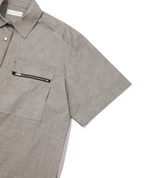 EPISODE UNTITLED(エピソードアンタイトルド)の「METAL CUT-OFF POINT DYEING HALF SLEEVES SHIRTS_KHAKI(シャツ/ブラウス・レディース・その他・FREE)」の5枚目の写真