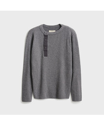 POTTERY（ポッタリー）の「Wool Blend Ribbed Henryneck Knit - 3 Color（ニット/セーター）」