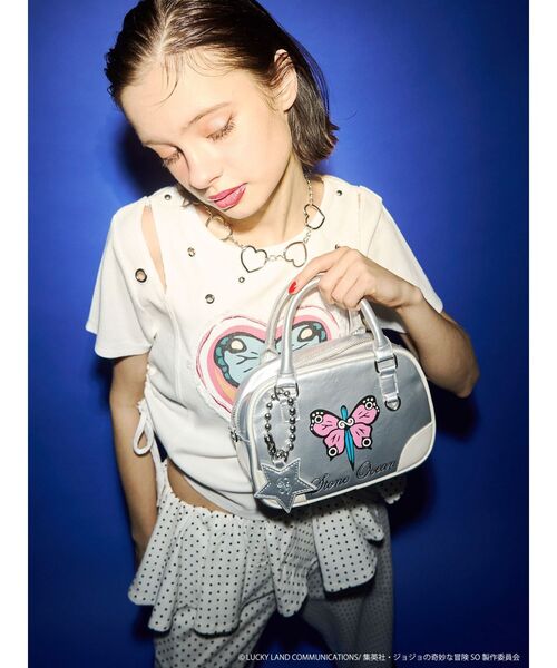 jouetie（ジュエティ）の「【アニメ『ジョジョの奇妙な冒険 ストーンオーシャン』×jouetie】ミニボストンBAG（ボストンバッグ・レディース・ブラック/シルバー・FREE）」の6枚目の写真