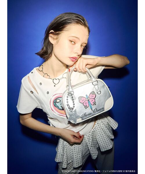jouetie（ジュエティ）の「【アニメ『ジョジョの奇妙な冒険 ストーンオーシャン』×jouetie】ミニボストンBAG（ボストンバッグ・レディース・ブラック/シルバー・FREE）」の7枚目の写真