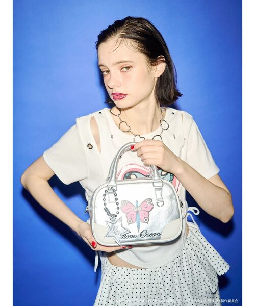 jouetie（ジュエティ）の「【アニメ『ジョジョの奇妙な冒険 ストーンオーシャン』×jouetie】ミニボストンBAG（ボストンバッグ・レディース・ブラック/シルバー・FREE）」の8枚目の写真