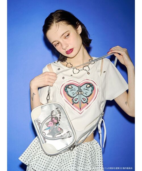 jouetie（ジュエティ）の「【アニメ『ジョジョの奇妙な冒険 ストーンオーシャン』×jouetie】ミニボストンBAG（ボストンバッグ・レディース・ブラック/シルバー・FREE）」の9枚目の写真